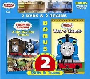   2007, 2 Disc Set, with 2 Bonus Wooden Toy Trains 884487102385  