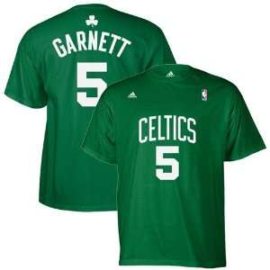  adidas Boston Celtics #5 Kevin Garnett Kelly Green Players 