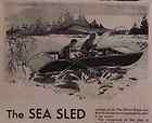 12 SEA SLED Utility Fishing Row Boat 1946 How to PLANS