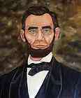 Abraham Lincoln Art Deco Woodcuts Signed Numbered Emil Ludwig Laughlin 