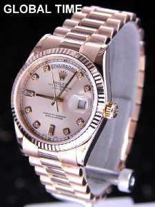   Serial 2007 FACTORY PINK DIAMOND DIAL RETAIL NOW OVER $37,000