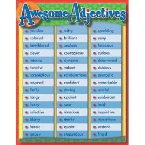    Carson Dellosa Cd 114000 Awesome Adjectives Chartlet Toys & Games