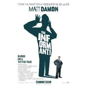  The Informant Poster UK 27x40 Matt Damon Melaine Lynskey 