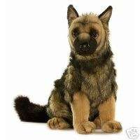 New German Shepherd Puppy Plush 16 Inches Hansa 3995  