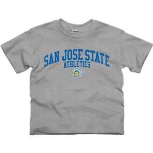  San Jose State Spartans Youth Athletics T Shirt   Ash 
