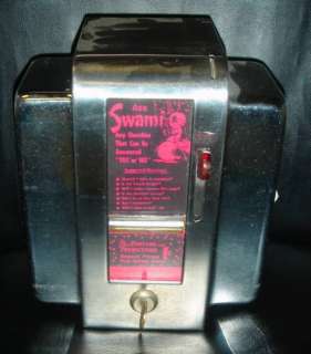 Erickson Ask Swami Fortune Teller/Napkin Dispenser(1950s)