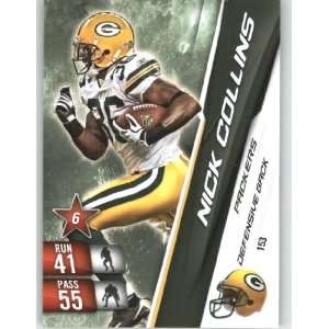 2010 Panini Adrenalyn XL NFL Football Trading Card # 153 Nick Collins 