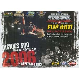  2006 Carl Edwards Dickies 500 Flip postcard Everything 