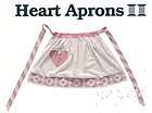 VINTAGE Bib Apron Pattern SZ SMALL 10 12 Heart Pocket UNCUT #9226