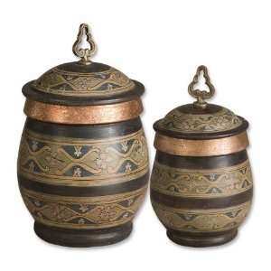  Set of 2 Uttermost Cena Canisters