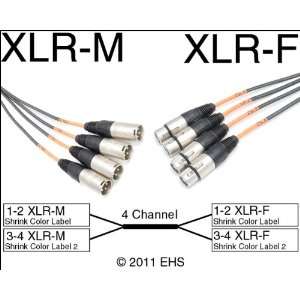  Horizon VFlex 4 channel XLRM to XLRF snake Electronics