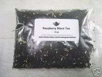 Raspberry Black Tea Loose Leaf 4 oz Quarter Pound  