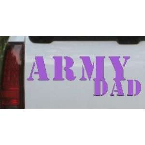 Purple 48in X 16.8in    Army Dad Military Car Window Wall Laptop Decal 