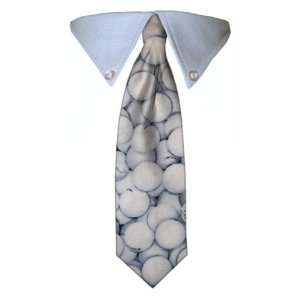 Dog Tie   Sports Themed Golf Ball Dog Tie   X Small (XS)   Made in the 