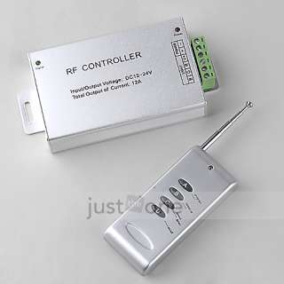 RGB LED Strip Light Wireless Remote Control RF Controller DC 12V 24V 