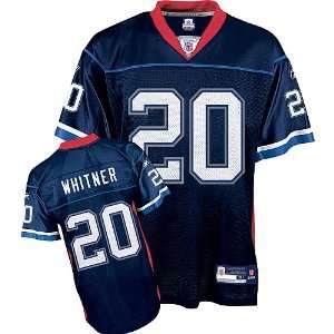 Donte Whitner #20 Buffalo Bills Replica NFL Jersey Navy Blue Size 48 