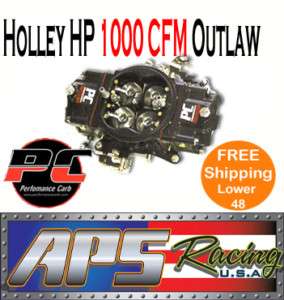   Carb 1000 CFM Double Pump Holley Carburetor HP OUTLAW 4150 NEW  