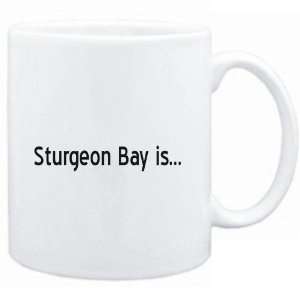  Mug White  Sturgeon Bay IS  Usa Cities Sports 