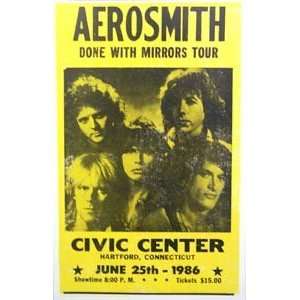  Aerosmith with Mirrors 14x22 Concert Poster