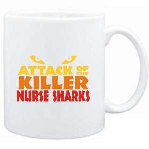  Mug White  Attack of the killer Nurse Sharks  Animals 