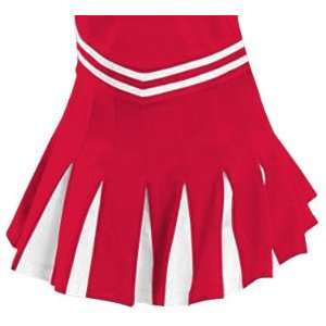 Cheerleaders 16 Pleated White Panels Skirt CF2045S LIGHT MAROON LADIES 