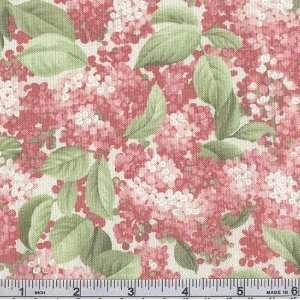  45 Wide Moda Marisa Hydrangea Pink Fabric By The Yard 