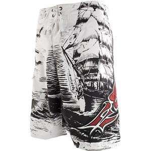  Fox Racing The Privateer Boardshort   38/White Automotive