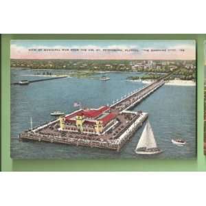   Airview of Municipal Pier St Petersburg Florida 