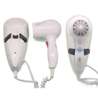 New Style WALL MOUNT HAIR DRYER 1000W HOME HOTEL Hot gentle dry 110V 