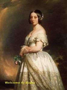 Queen Victoria Franz Winterhalter Repro oil painting  
