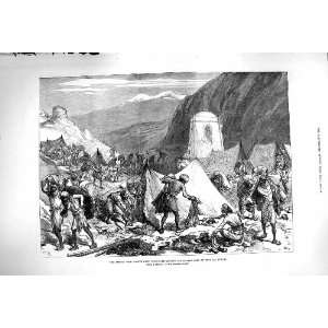  1879 Afghan War Native Camp Looting Camp Fort Musjid