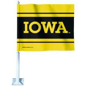 NCAA Iowa Hawkeyes Car Flag 