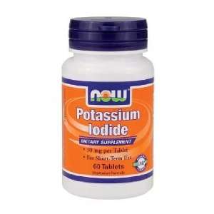  NOW Foods   Potassium Iodide 30 mg 60 tabs (Pack of 12 