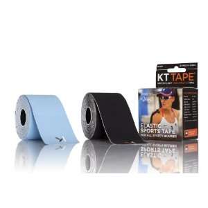KT Tape Pre Cut Elastic Kinesiology Therapeutic Tape Set of 2   Light 