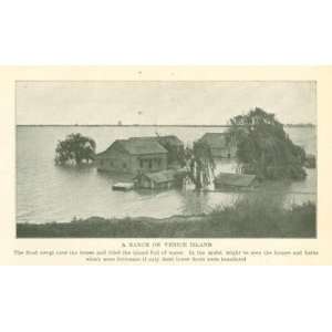  1907 Sacramento Floods San Joaquin River Venice Island 