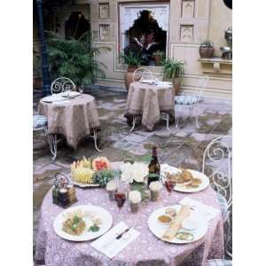  A La Carte Menu Served in One of the Central Courtyards of 