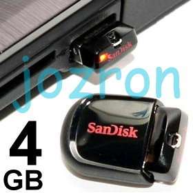 SanDisk Cruzer Fit CZ33 4GB 4G USB Flash Pen Nano Drive Memory Mobile 