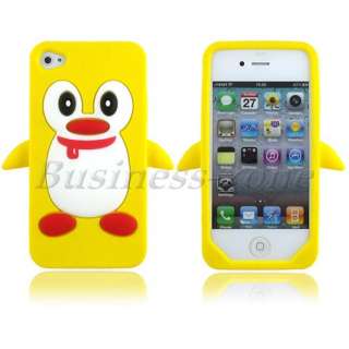   Silicone Gel Back Skin Case Cover For Apple iPhone 4G 4S 4GS  