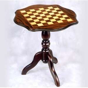  Giglio Italian Wooden Chess Table 1.9 Square in Gloss 