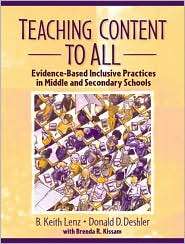 Teaching Content to All Evidence Based Inclusive Practices in Middle 