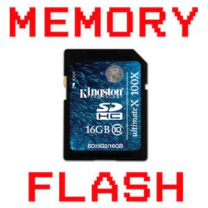 Kingston Ultimate X SD SDHC Class 10 Memory Card 16GB  