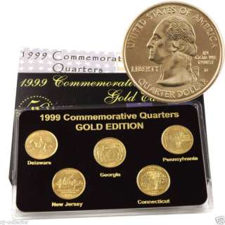 1999 50 State Quarters Gold Set Denver Mint  