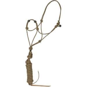  Mustang Rope Training Halter with Rawhide Knots Sports 