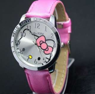5pcs New hellokitty Ladies Quartz Watch Wrist watch wholesale free 