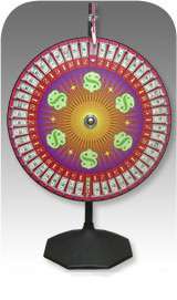Carnival Tradeshow Spin to Win Money Game Prize Wheel  