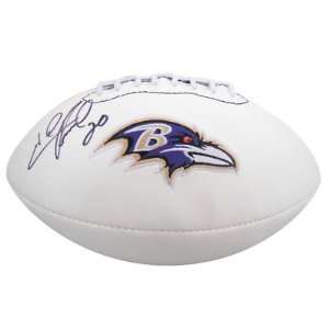 Ed Reed Signed Baltimore Ravens Logo Football GAI  Sports 