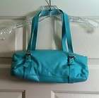 Wilson Leather Robin Egg Blue Small Shoulder Bag Real Leather Great 