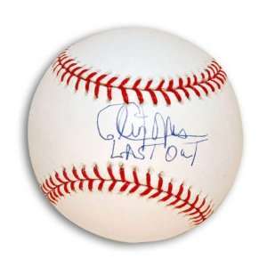Cleon Jones Autographed Baseball  Details Last Out Inscription 