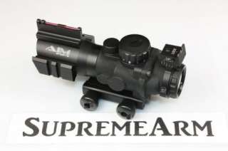 Aim Sports 4x32 Fiber Optic Scope /w RGB Illuminated & LIFETIME 