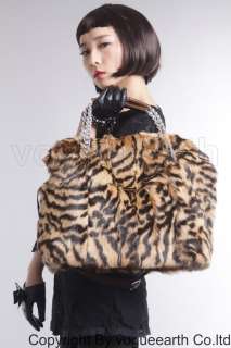 576 new real Rex rabbit fur 3 color bag/handbag/purse  